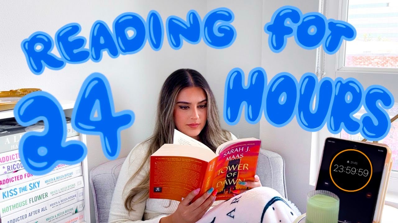 my first attempt at a 24 HOUR readathon⏰⏳😭!