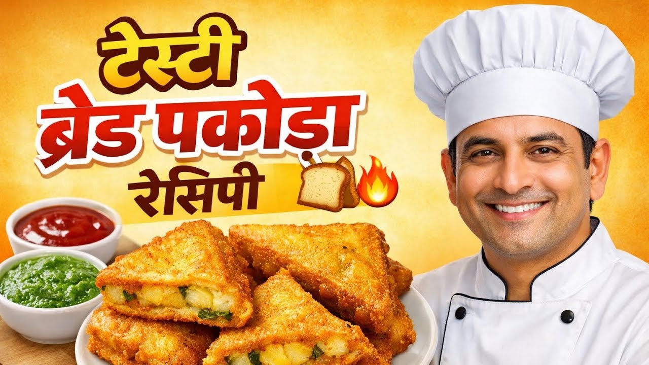 Bread pakoda breakfast| टेस्टी ब्रेड पकोड़ा