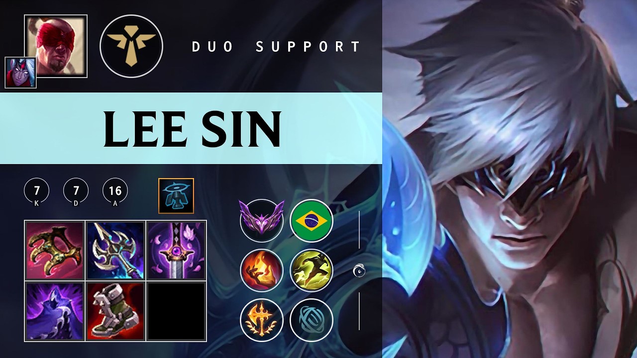 Lee Sin Support vs Pyke - BR Master Patch 26.07