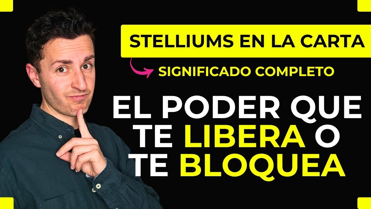 ¿Qué es un STELLIUM en la CARTA NATAL? ☀️ Poder, exceso y enfoque