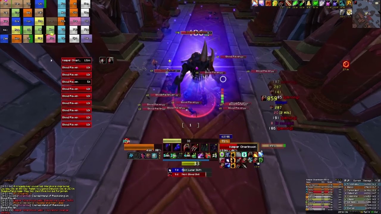 Week 42 - Gnarlmoon 1k dps (feral dps)