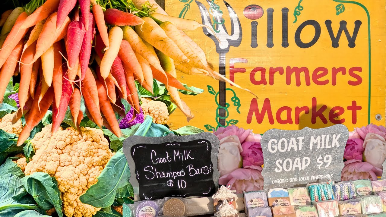Visiting The Most AMAZING Farmers Market | Willow Alaska