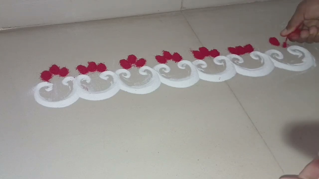 सुंदर अशा रांगोळ्या काढायच्या आहेत दारासमोर #youtube #swara 