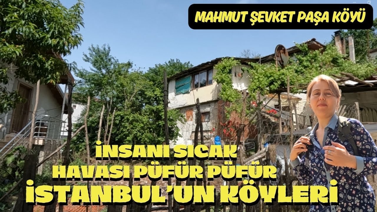 BEYKOZ'UN YEŞİL YÜZÜ MAHMUT ŞEVKET PAŞA KÖYÜ - YAZ SICAĞINDA İSTANBUL'DA KÖY  GEZİSİ..