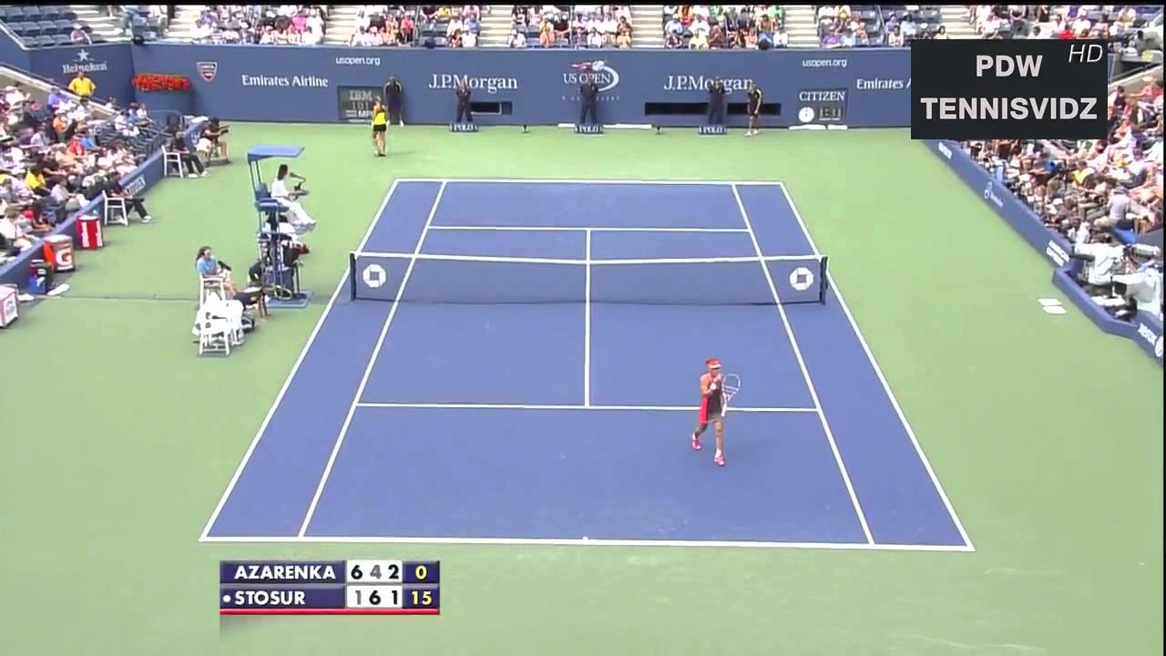 Azarenka vs Stosur US Open 2012 Highlights