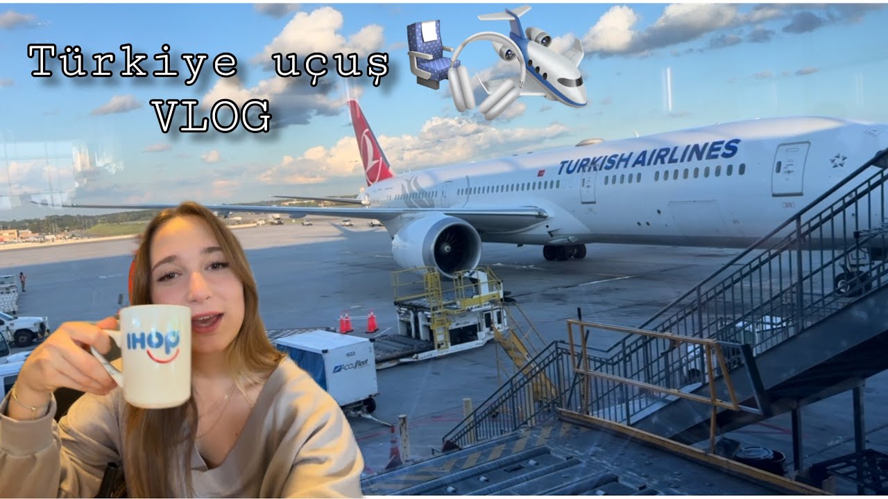 Türkiye’ye dönüş VLOG Amerika-Türkiye 🛩️💺🇺🇸
