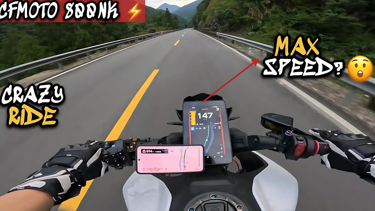 CFMOTO-800NK 🔥| Crazy Ride | Trying to Reach Max Speed ⚡️