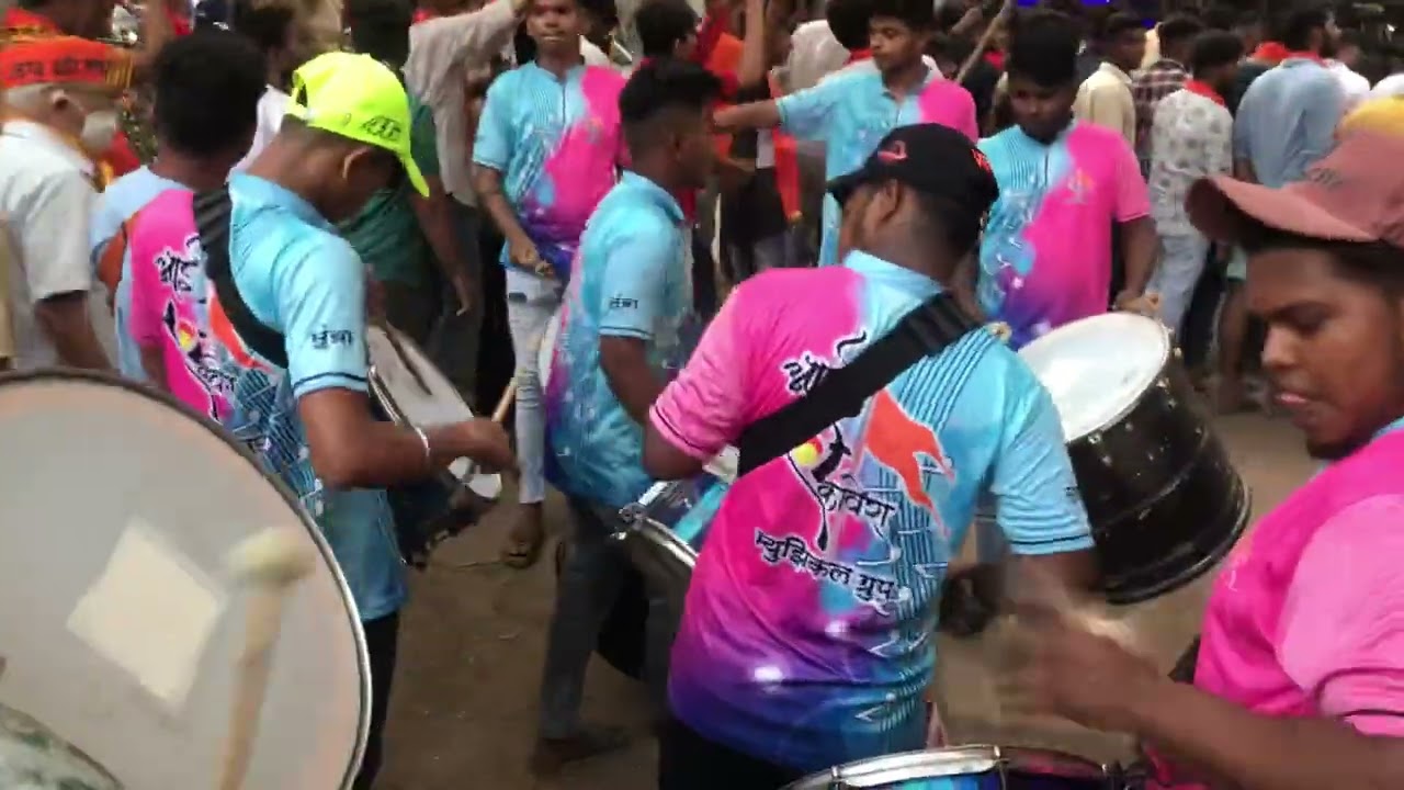 Aai Ekveera Musical Group (Mumbra) Shree Ramnvami Rally 2022 kalwa bajrang Dal