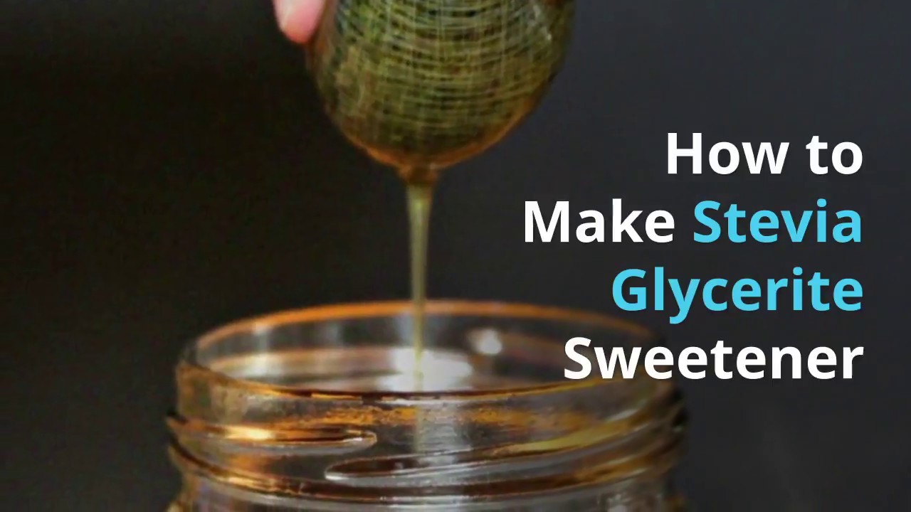 How to Make Stevia Glycerite