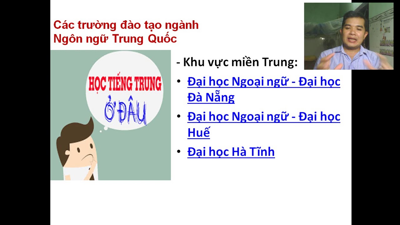 Ngành NGÔN NGỮ TRUNG QUỐC học ở trường nào? Làm ở đâu? Hướng Nghiệp Vương Hiền