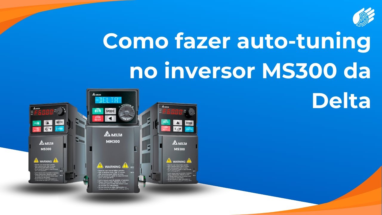 Como fazer auto-tuning no inversor MS300 da Delta
