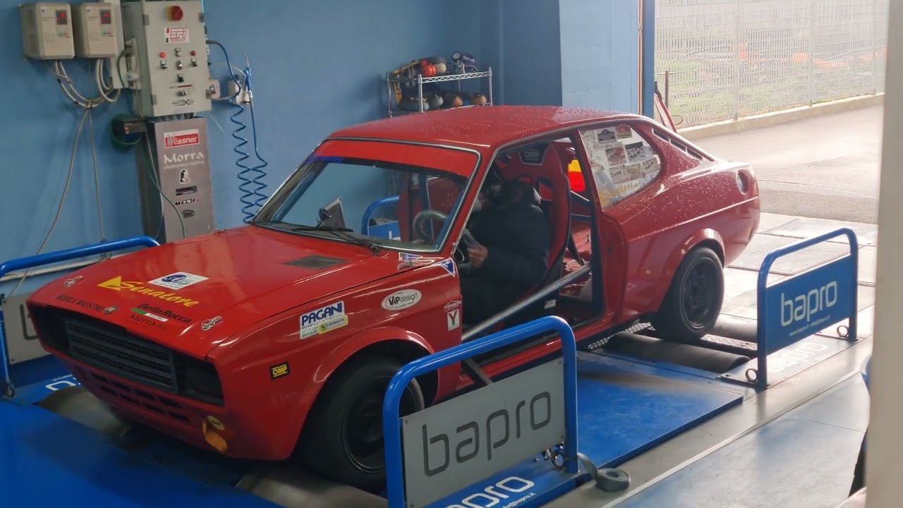 fiat 128 prova a rulli