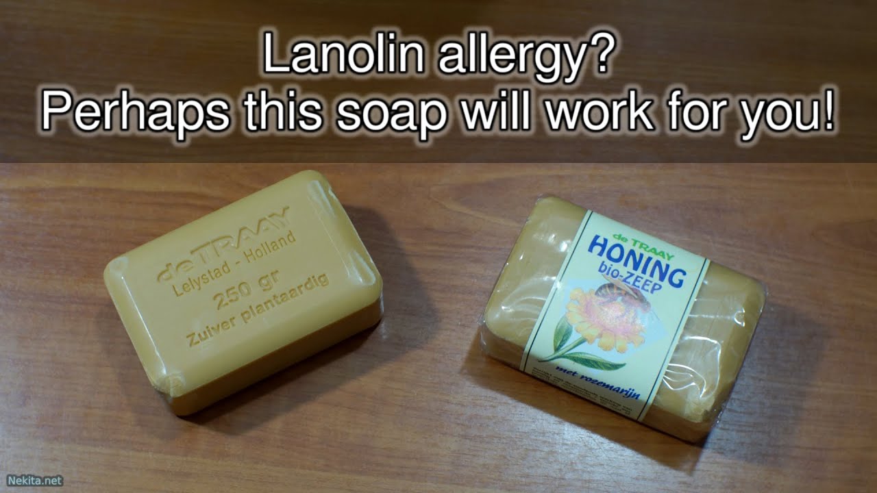 Lanolin allergy? Perhaps this soap will work for you!