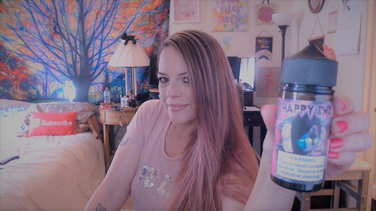 Happy End E Juice Review!!  (Pink Cotton Candy) #HappyEnd #CottonCandy