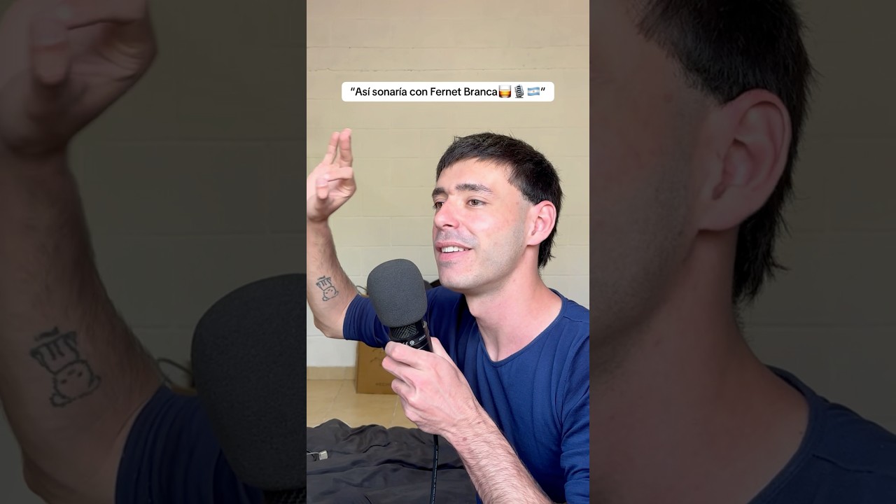 &ldquo;Fernet Branca con mi voz 🎙️🥃🔥&rdquo;