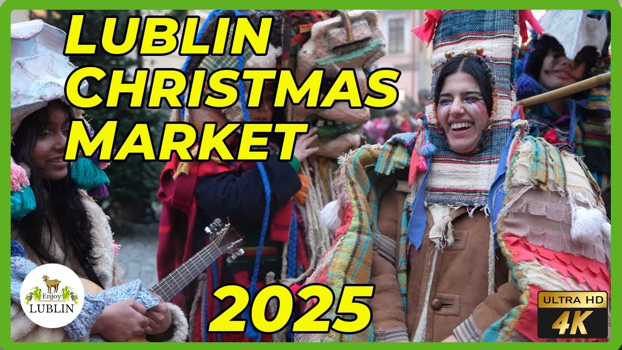 Lublin Old Town Christmas Market | Jarmark Świąteczny Kolędnicy  #lublin #market #christmas