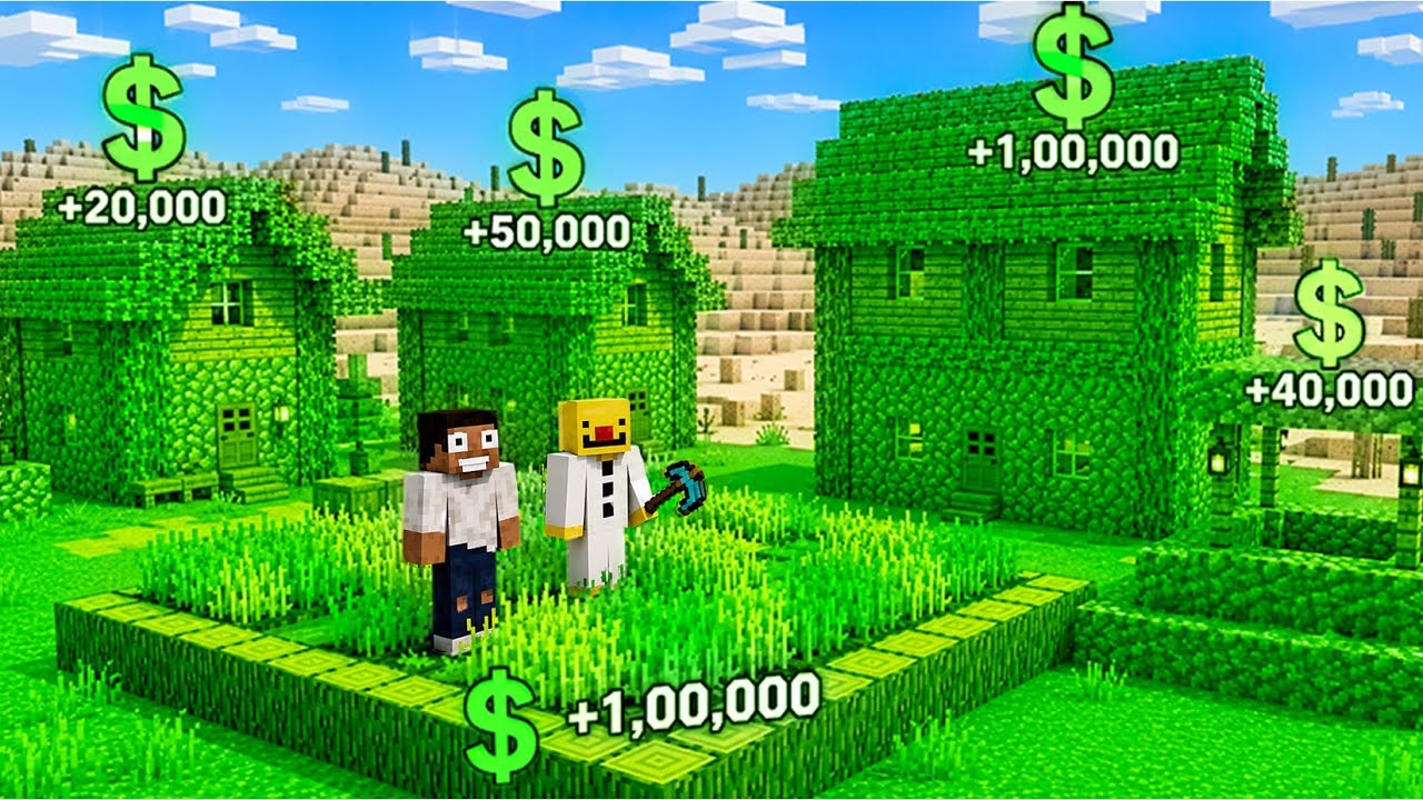 Minecraft, Poor To Millionaire in a Millionaire villager City || Minecraft Mods