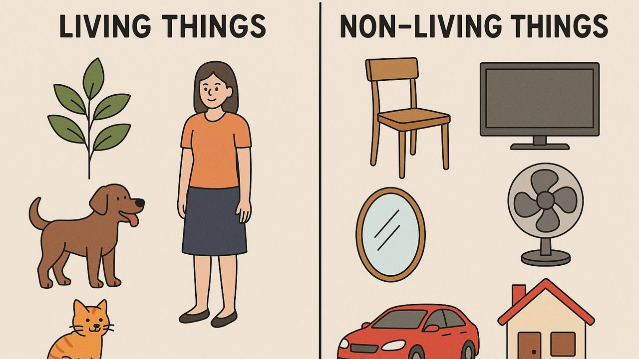 Living And Non-living Thigs For Children
