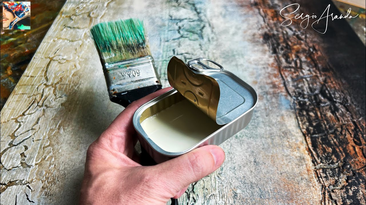 Unlocking Acrylic Secrets: Creating Cracked Textures & paint Without Medium for Unique Results!