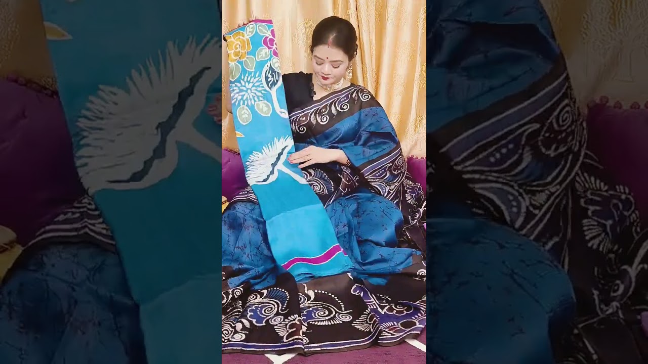 Republic day sale video 🤩. Katan batik saree with silk Mark certified ✅.Wp no-9382334251