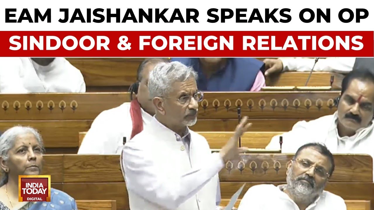 EAM S.Jaishankar Unveils India's 'New Normal' Against Terror | Lok Sabha Speech | India Today