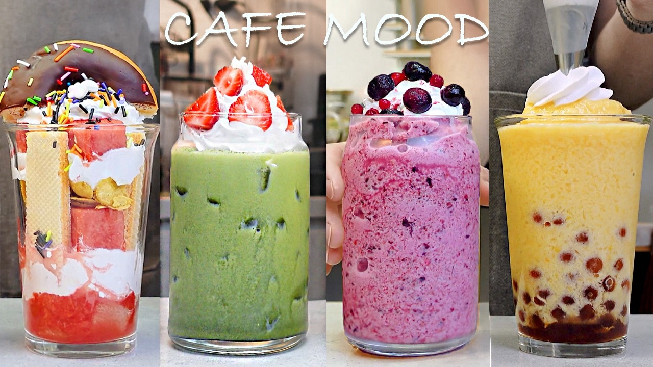 🍫Hello 2026/지치고 힘들 땐 음료 ASMR로 힐링해요/주중의 여유로움/3시간 모음🍩3 Hours Vlog/Cafe Vlog/ASMR