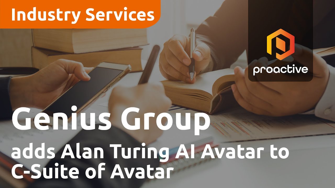 Genius Group adds Alan Turing AI Avatar to C-Suite of Avatars as it disrupts education model