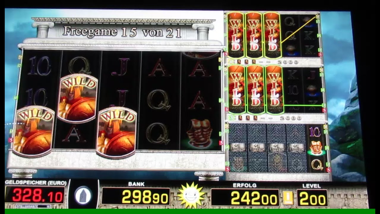 Merkur Magie SPARTA Gönnt 25 Freispiele auf 2€ Spieleinsatz! Schicker Geldgewinn am Automat