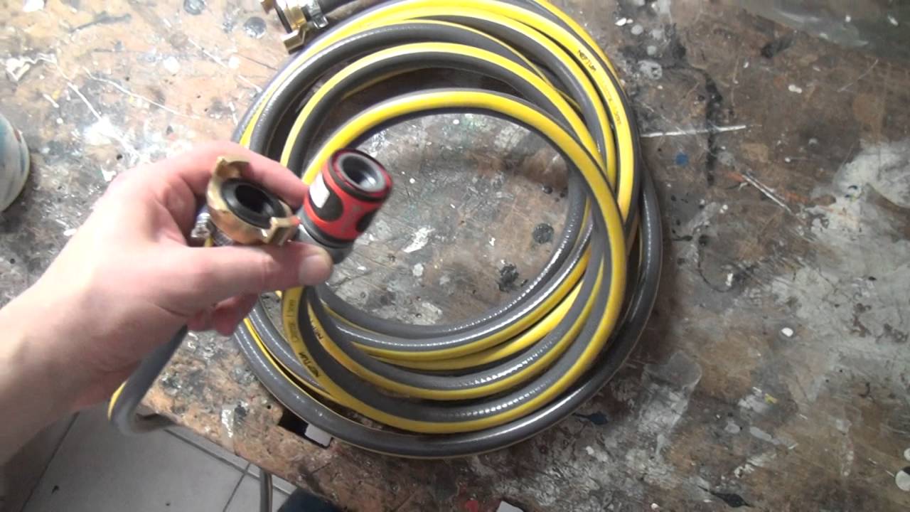 Setting up the cooling water supply on my coherent i70 laser