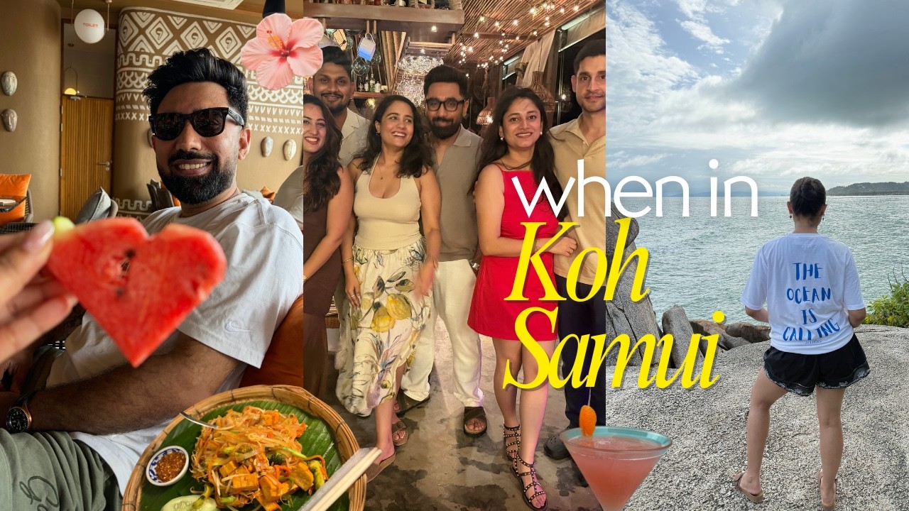 3 nights in Koh Samui | Thailand Travel Vlog | Beaches, food and more!