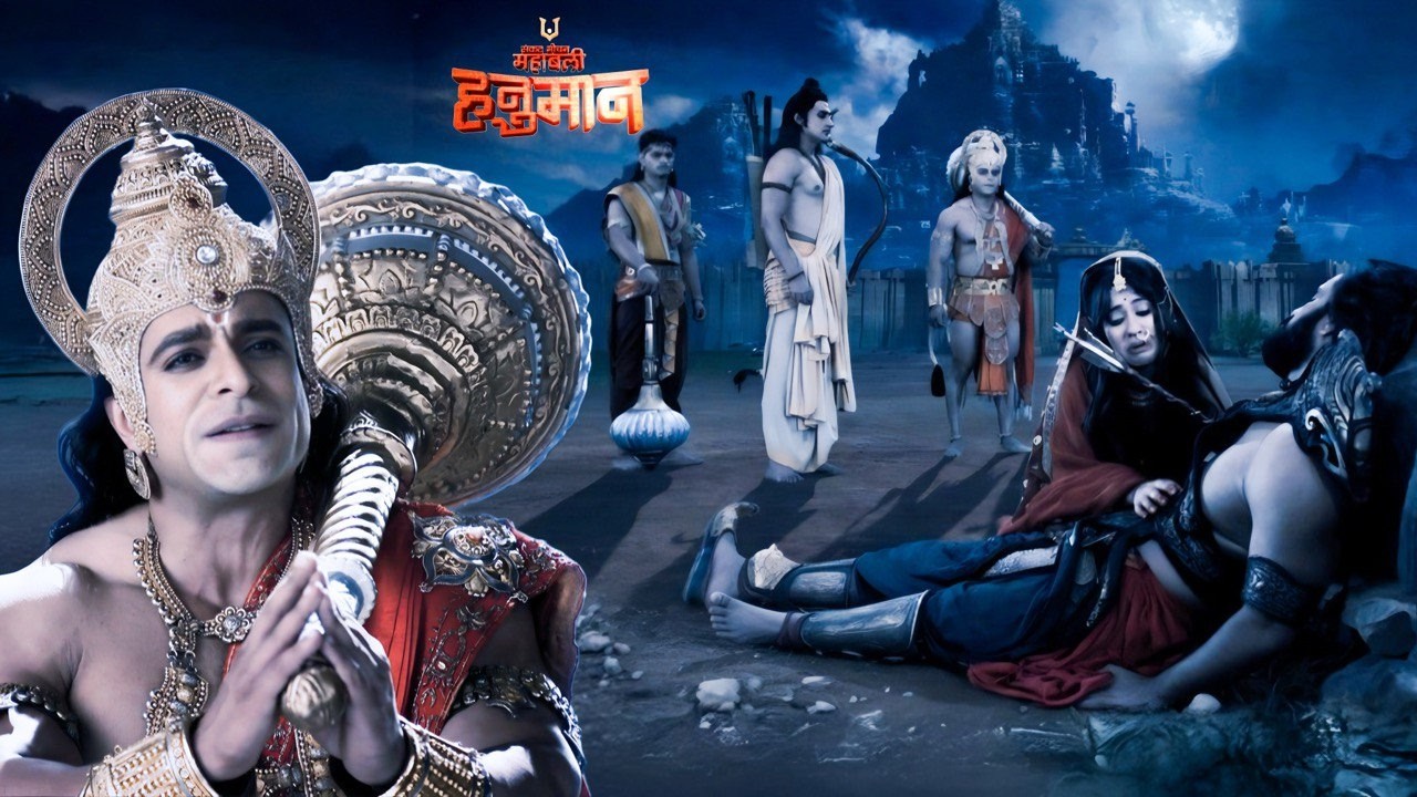रावण की मृत्यु देख मंदोदरी फूट-फूट कर रो पड़ी। || Latest Episode || Mahabali Hanuman ||