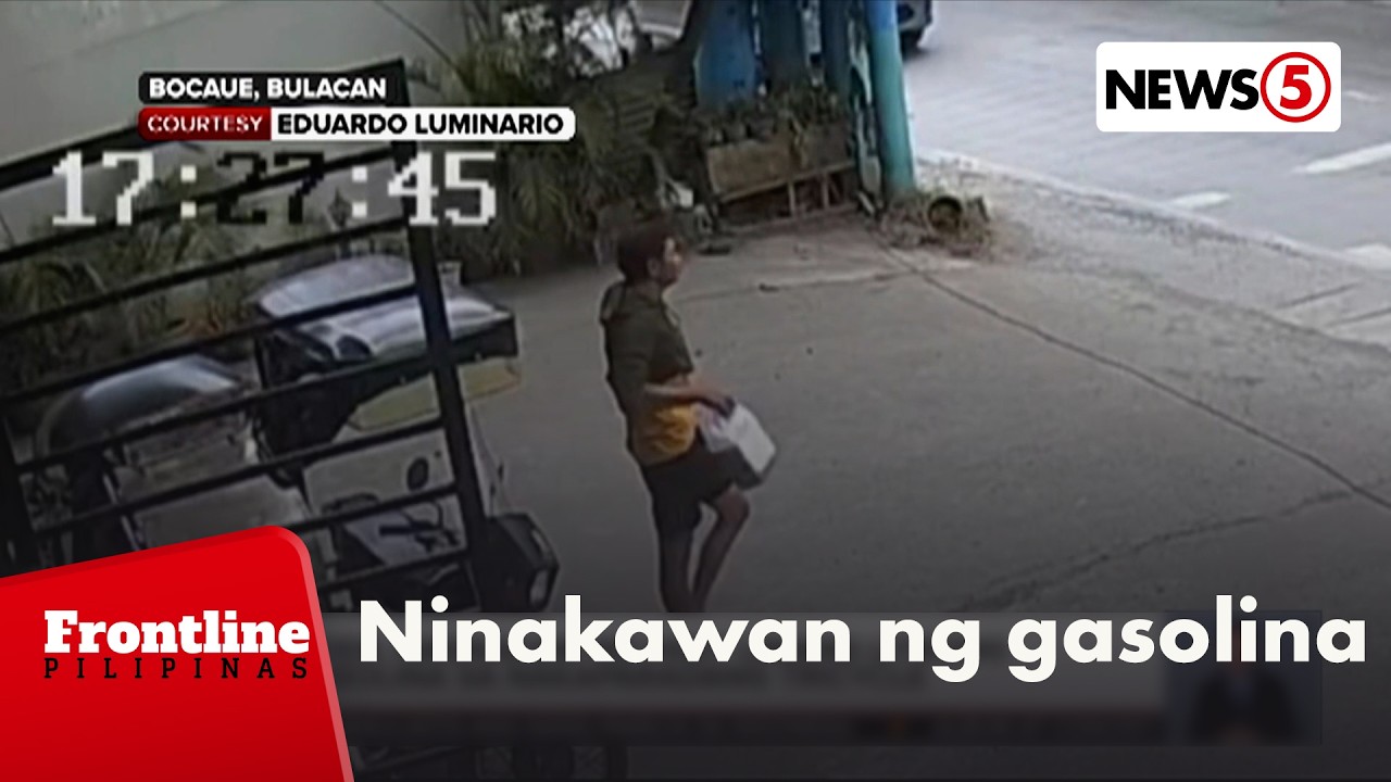 Rider, nagnakaw ng higit 5 litrong gasolina sa nakaparadang tricycle | Frontline Pilipinas