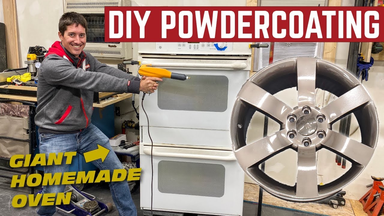 We BUILT A Wheel POWDERCOATING Oven For $125