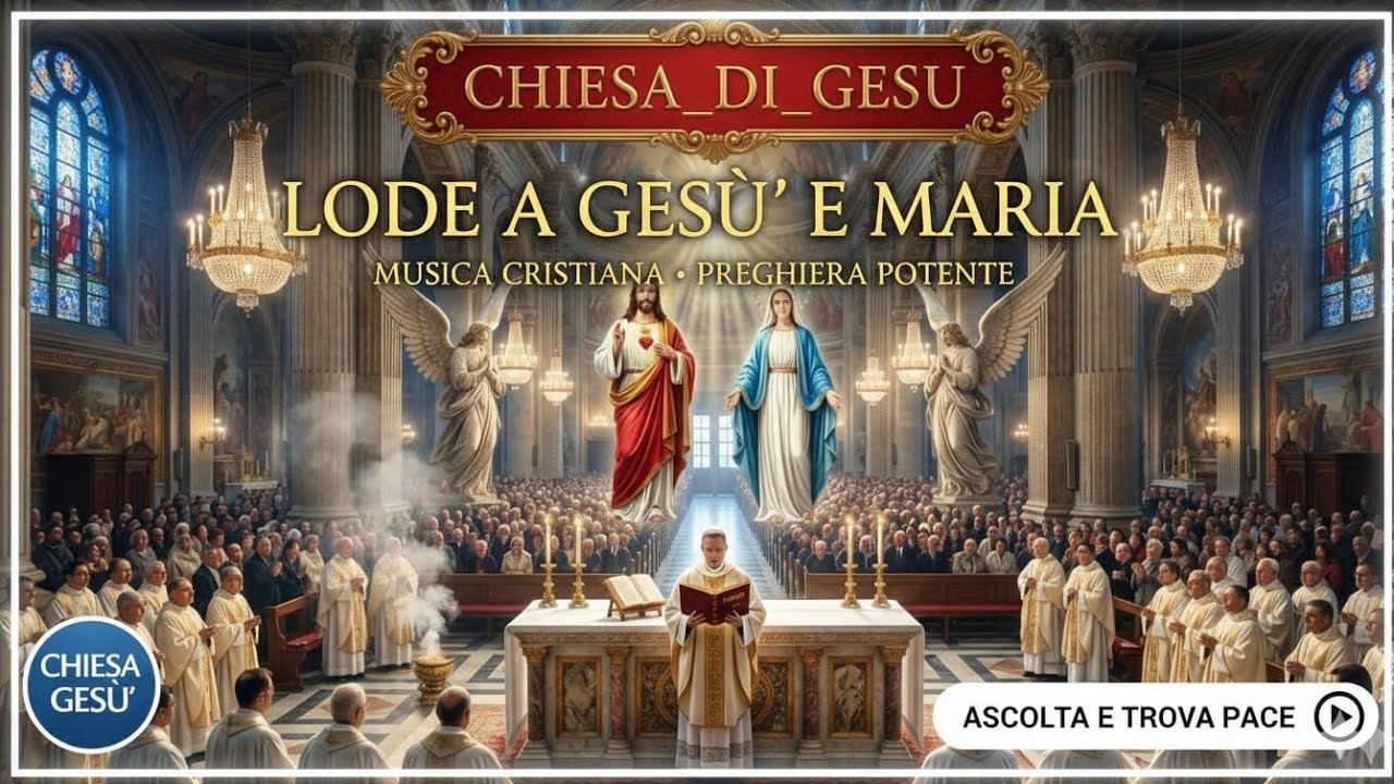 Lode a Gesù e Maria #CantoDiLode #PreghieraDiFede #GesùEMaria #ChiesaDiGesù #BenedizioneDivina