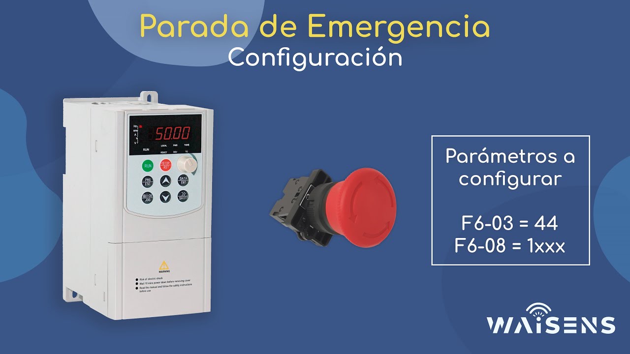 ADL180 220 - Configuración parada de emergencia