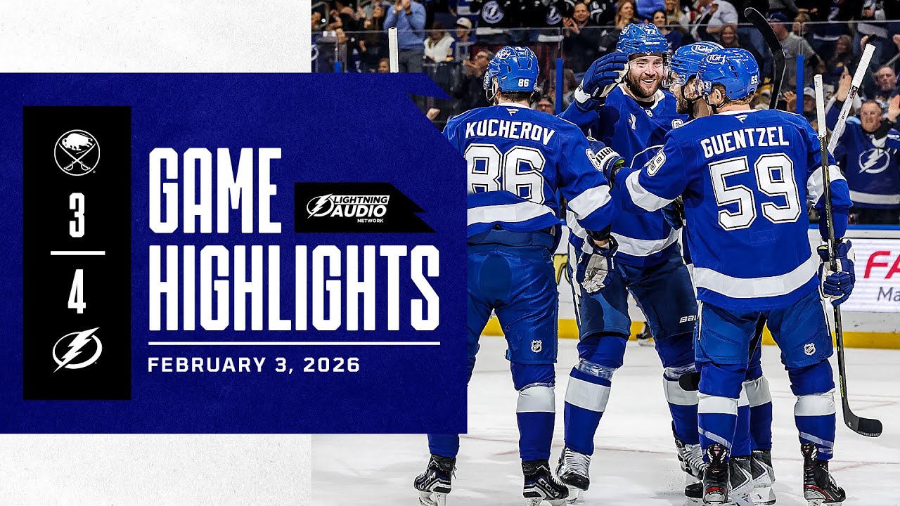 Sabres vs. Lightning | Lightning Radio Highlights | February 3, 2026