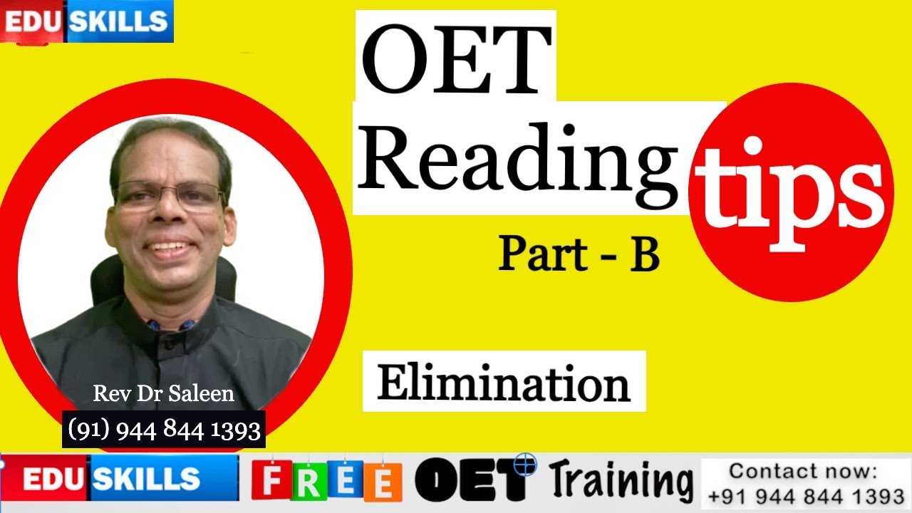 Edu Skills OET Reading Part - B: Tricks, Tips and Strategies: Elimination - Absolutes