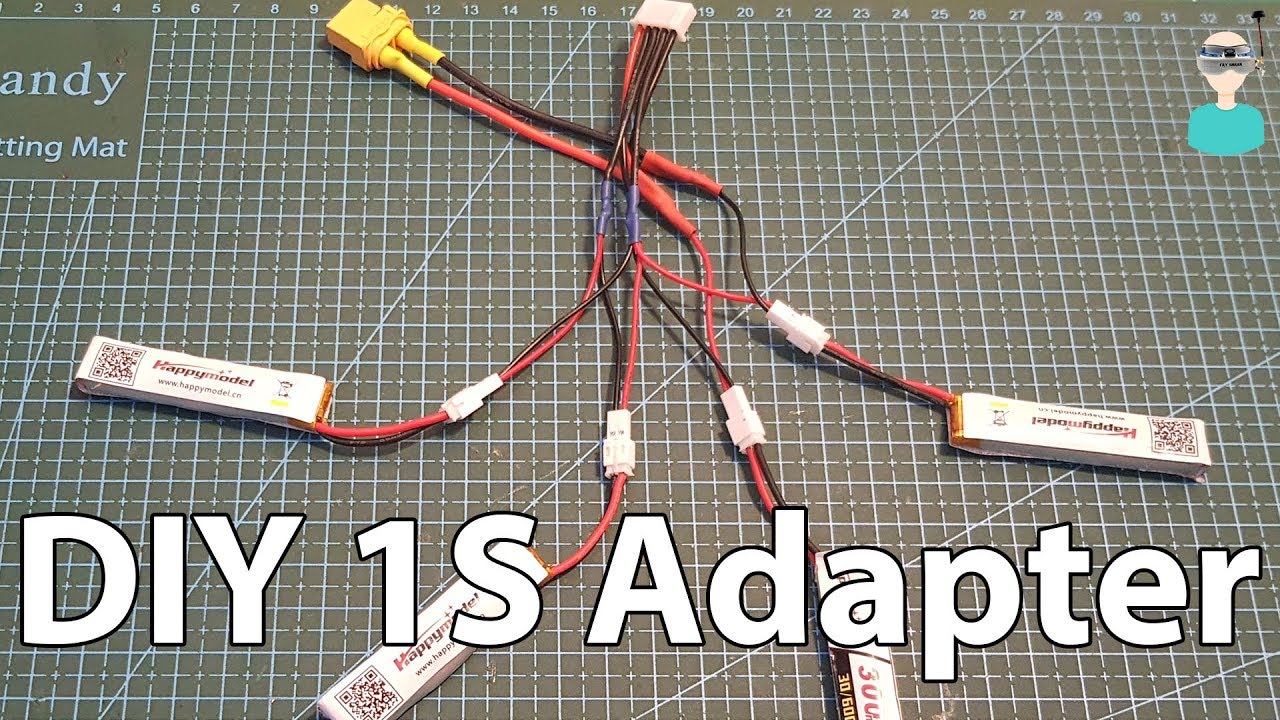 DIY 1S Lipo Battery Adapter - Charge Multiple 1S batteries Using Your Regular Charger
