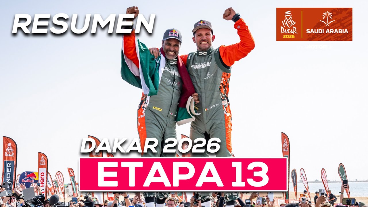 Al-Attiyah gana el Dakar y Benavides por dos segundos - Resumen Etapa 13 Dakar 2026 | SoyMotor.com