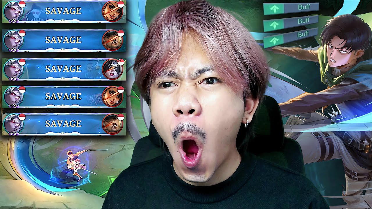 COBAIN MARTIS BUFF LANGSUNG AUTO PESTA SAVAGE - Mobile legends