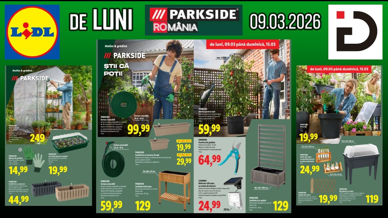 LIDL | DE LUNI 09.03.2026 | PARKSIDE® ROMANIA