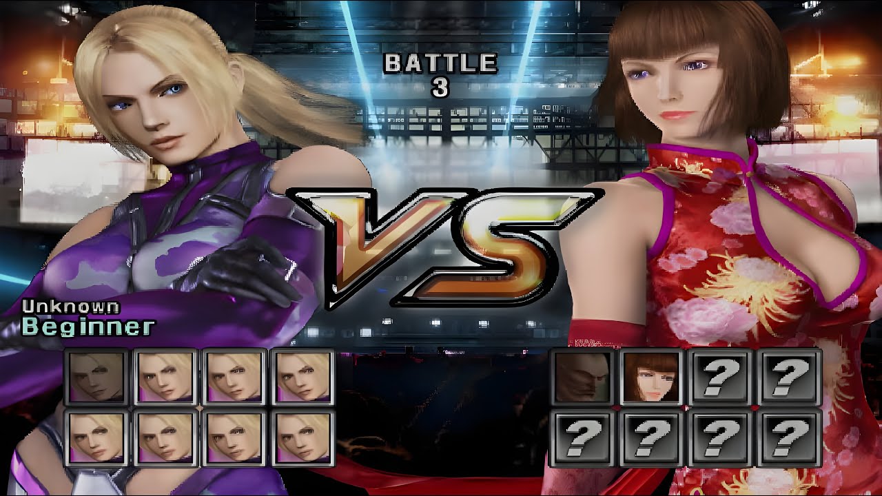 what happen when you play Tekken 5 Team Battle Only with NINA WILLIAMS