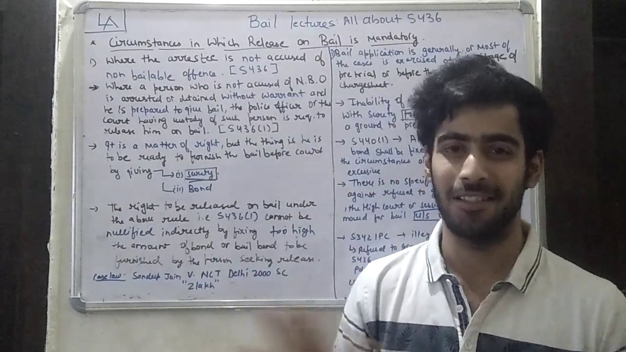 CrPC 7: Sec 436 In what cases bail to be taken.