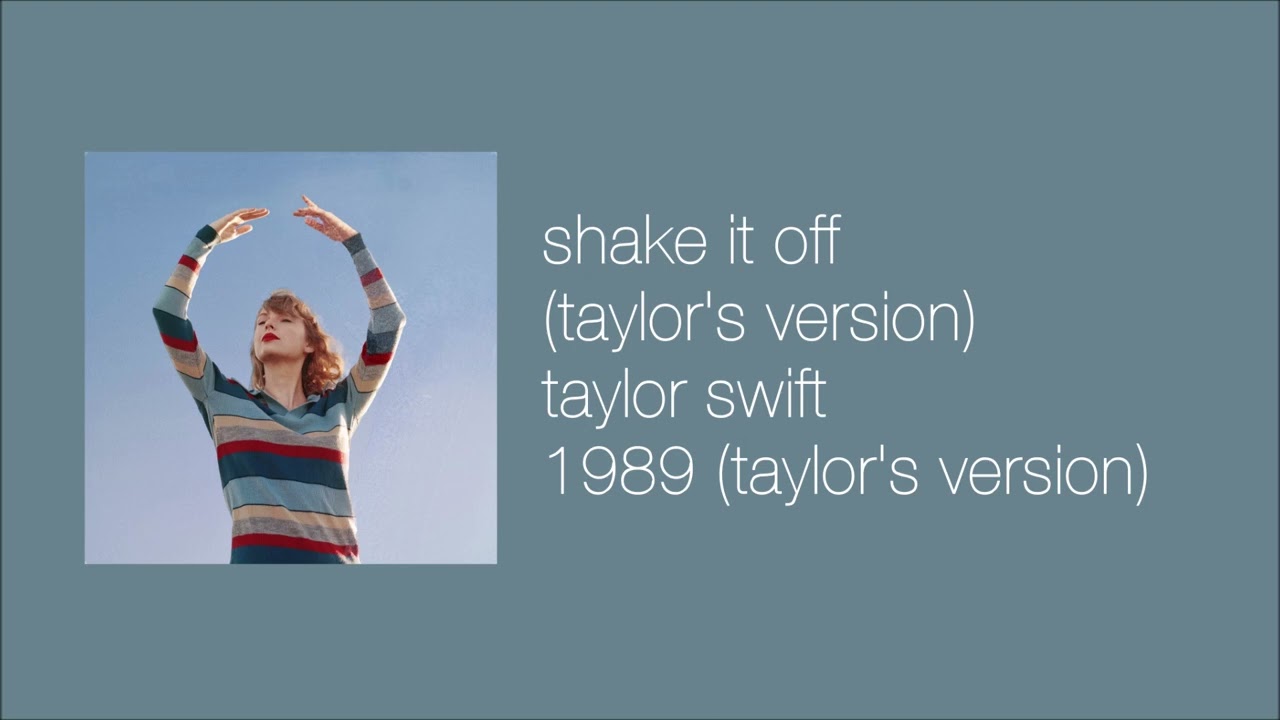 taylor swift - shake it off (taylor's version) (slowed & reverb)