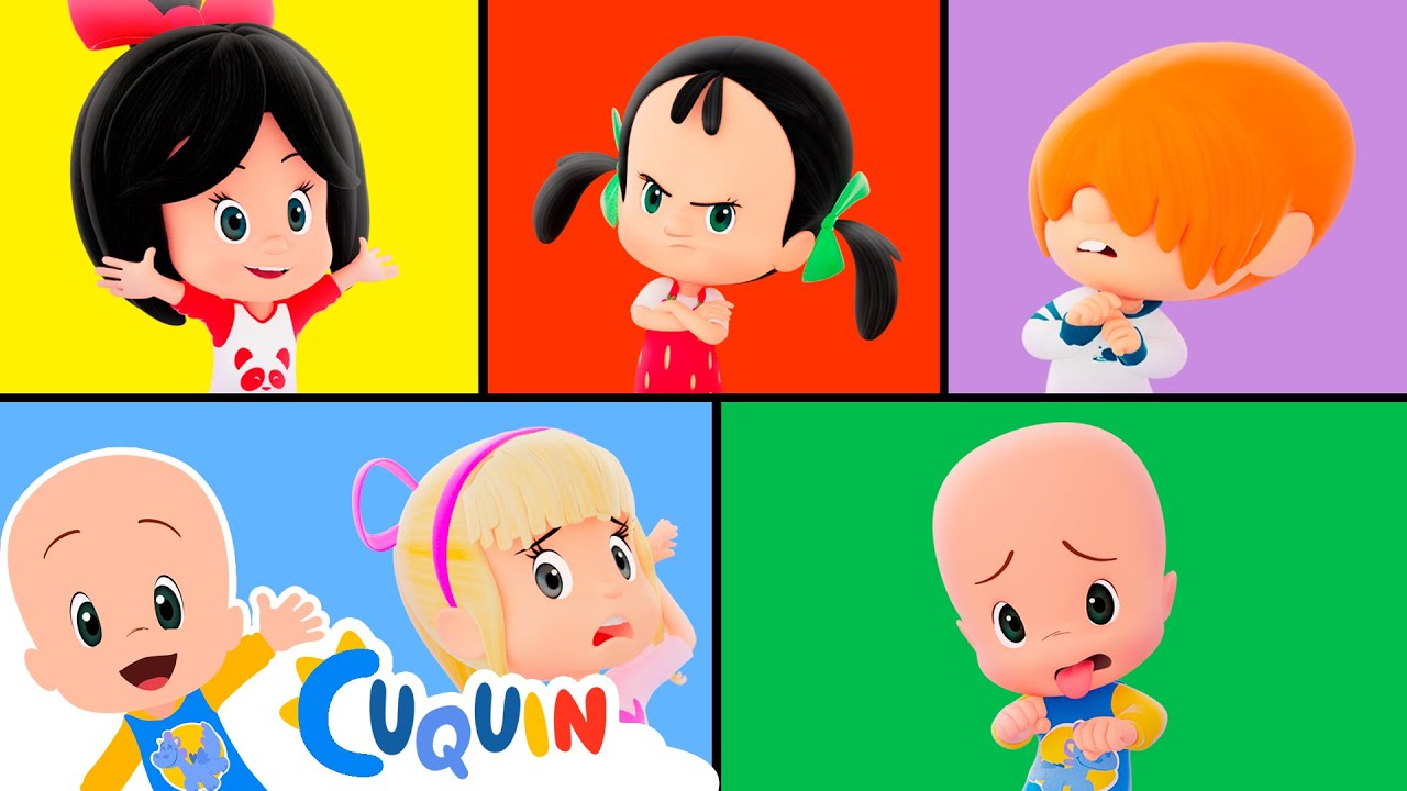Learn the emotions  - Cleo and Cuquin Episodes & Nursery Rhymes