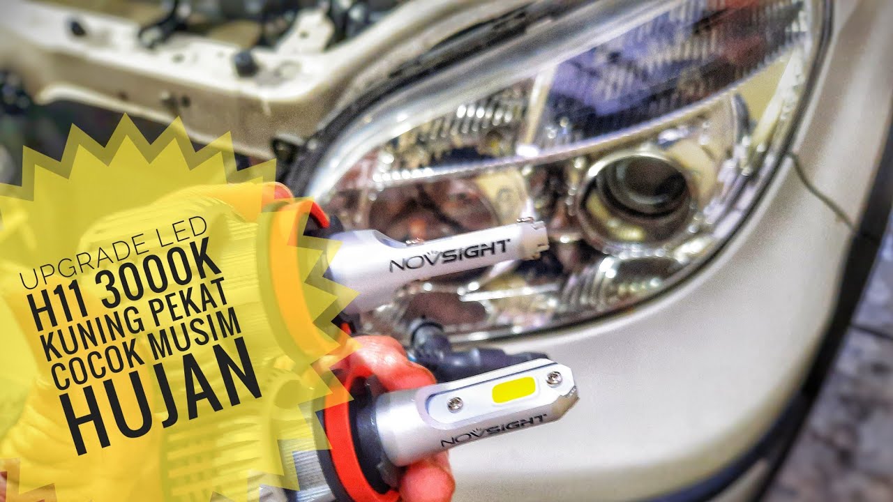 Pasang LED H11 3000K Daihatsu Terios : Terios Vlog #21