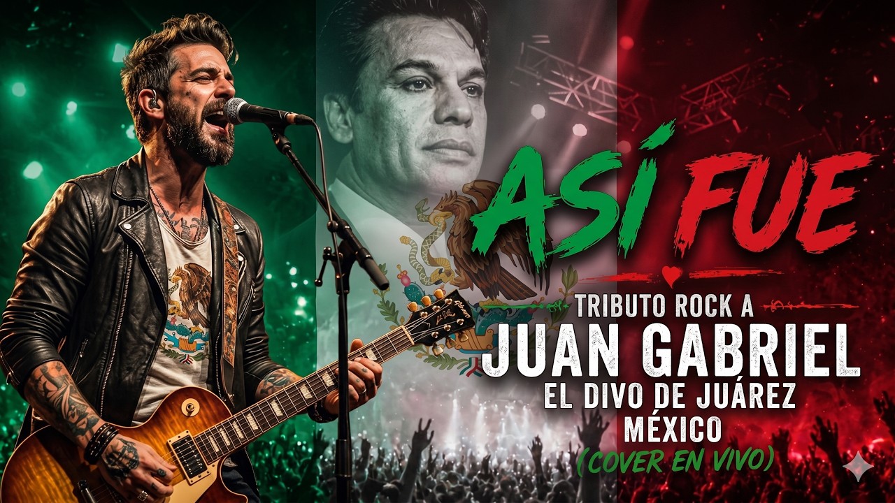Así Fue (En Vivo) 🎸 Tributo Rock a JUan Gabriel El Divo de Juárez - México