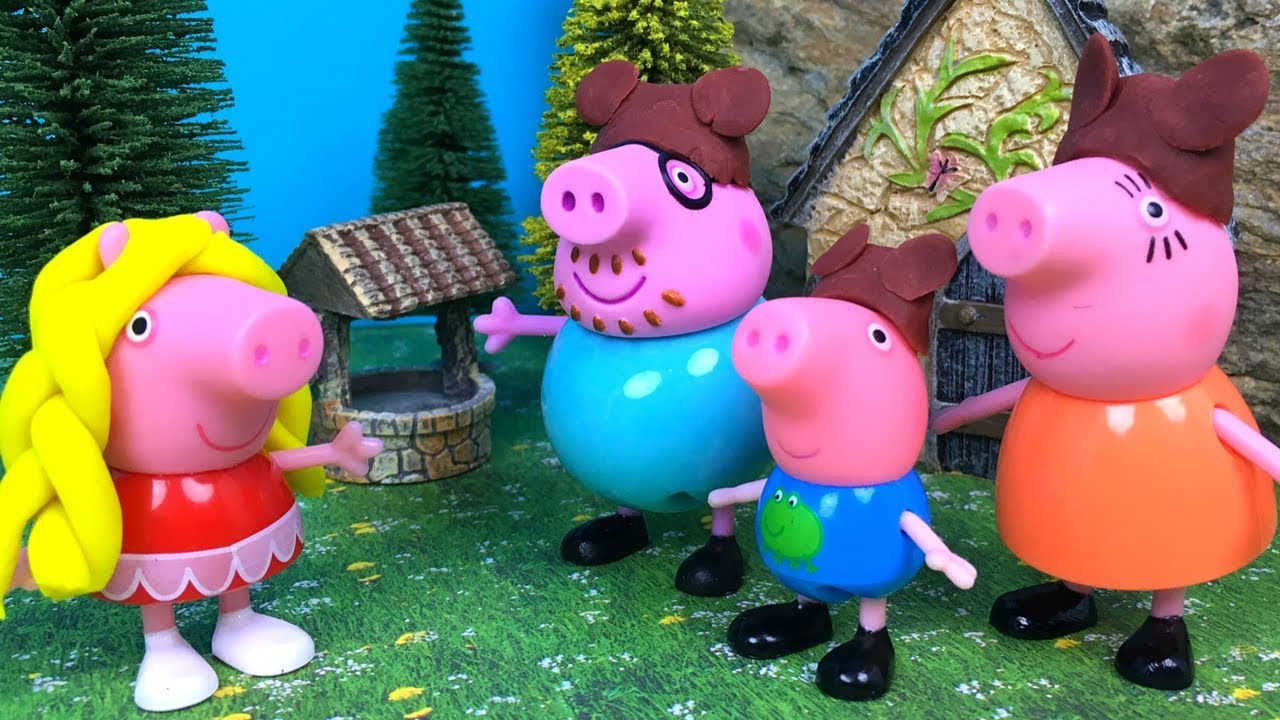 EL CUENTO DE RICITOS DE ORO Y LOS TRES OSITOS CUENTOS EN ESPANOL - AVENTURAS DIVERTIDA DE PEPPA PIG