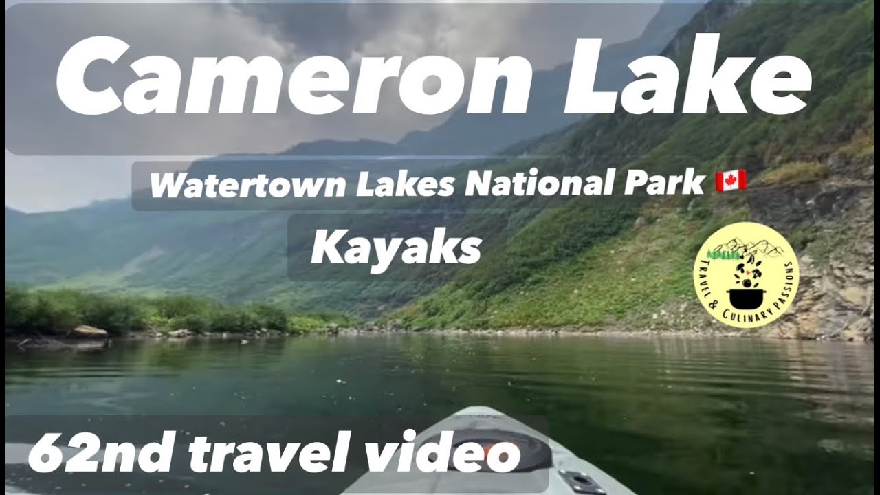 Kayaking on Cameron Lake Waterton Lakes National Park