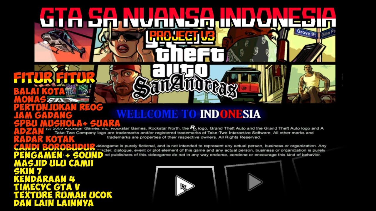 RILIS!! GTA SA NUANSA INDONESIA PROJECT V3 TERBARU 2026! SUPPORT ANDROID 11-15 #gtasanandreas #gtasa